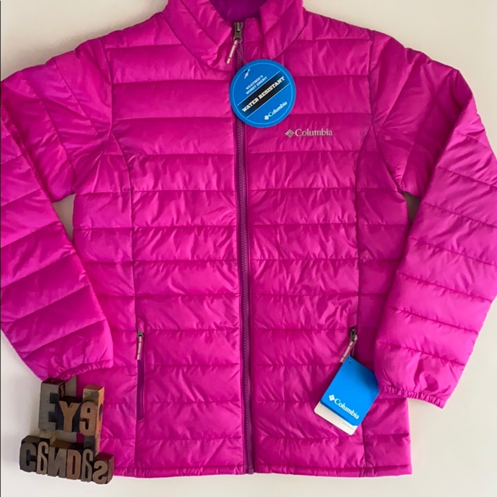 COLUMBIA Girl’s Elm Ridge Jacket in Fuchsia - Picture 2 of 8